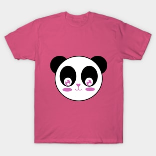 Kawaii Cute Panda Pattern T-Shirt